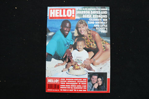 1994 NOVEMBER 19 HELLO! MAGAZINE - SHARON DAVIES & DEREK REDMOND COVER - E 25923