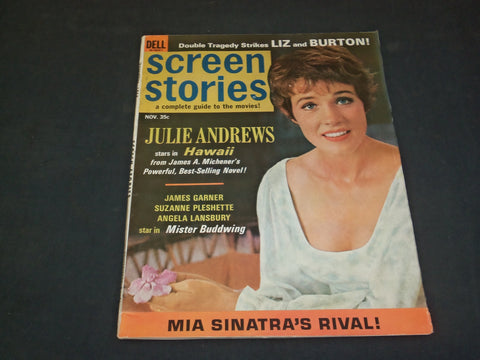 1966 NOVEMBER SCREEN STORIES MAGAZINE - JULIE ANDREWS - SP 8199