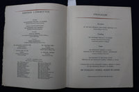1960 APRIL 26 GENERAL CHARLES DE GAULLE DINNER PROGRAM SOFTCOVER BOOK - K 904