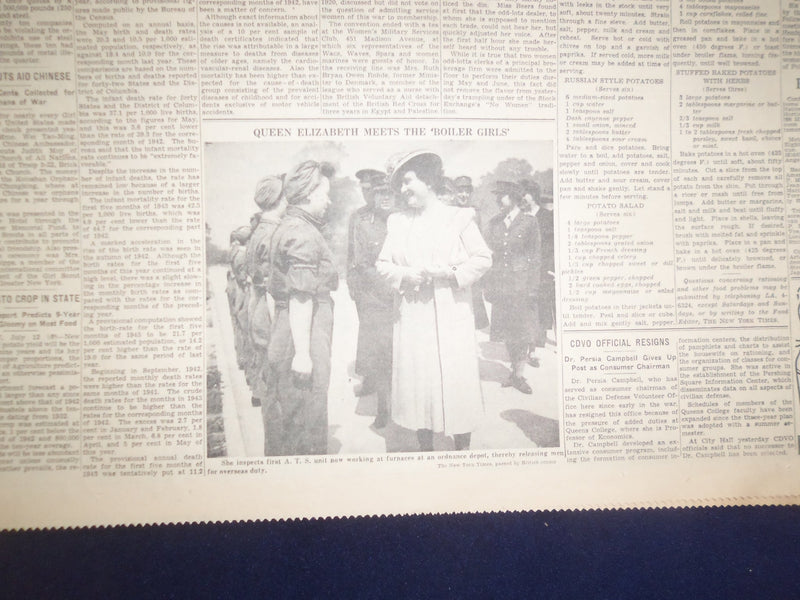 1943 JULY 13 NEW YORK TIMES -ALLIES SEIZE SYRACUSE AND NINE OTHER TOWNS- NP 6545