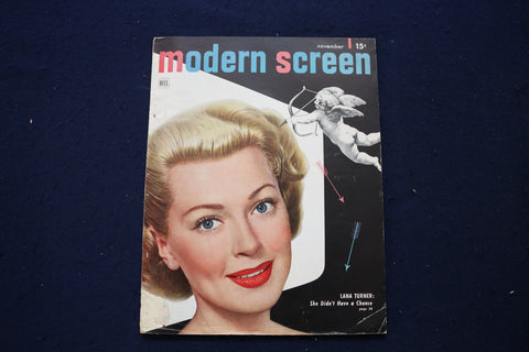 1948 NOVEMBER MODERN SCREEN MAGAZINE - LANA TURNER COVER - E 17280