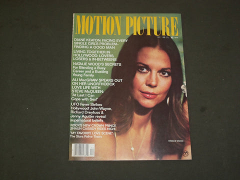 1977 DEC - 1978 JAN MOTION PICTURE MAGAZINE - NATALIE WOOD COVER - M 271