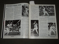 1986 ANGELS VS. REDSOX PLAYOFF BASEBALL PROGRAM - HALO MAGAZINE - J 2724