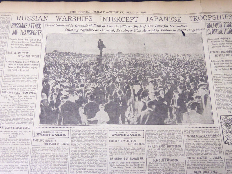 1904 JULY 5 THE BOSTON HERALD - SAVE 101 MORE FROM THE NORGE - BH 44
