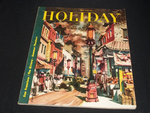 1948 JULY HOLIDAY MAGAZINE - SAN FRANCISCO NICE FRONT COVER - E 1233