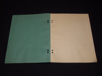 1930'S WILBRAHAM ACADEMY NOTEBOOK - MASSACHUSETTS - UNUSED - K 1065