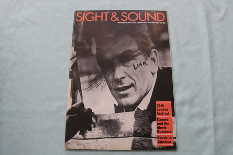 1981 AUTUMN SIGHT & SOUND MAGAZINE - PAUL FREEMAN COVER - E 19389