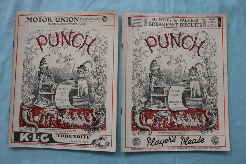 1941 PUNCH MAGAZINE - LOT OF 25 - O 3972
