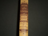 1941 MYTHS AFTER LINCOLN BY LLOYD LEWIS READERS CLUB EDITION BOOK - KD 4425