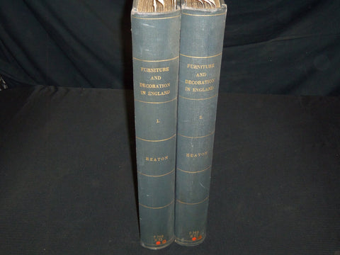1889-1892 FURNITURE AND DECORATION IN ENGLAND 18TH CENTURY VOLUME 1 & 2 - #23