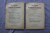 1916-1917 THE JOURNAL OF POLITICAL ECONOMY - LOT OF 4 - O 3861