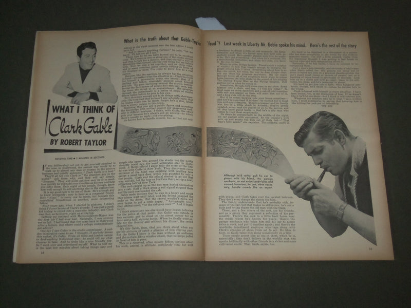 1938 APRIL 23 LIBERTY MAGAZINE - JOE DIMAGGIO BACK COVER & ARTICLE - SP 8566