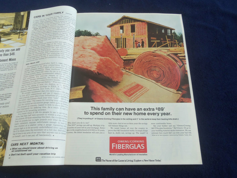 1968 JUNE BETTER HOMES AND GARDENS MAGAZINE - NICE COVER, PHOTOS & ADS- ST 4628R