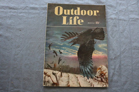 1948 MARCH OUTDOOR LIFE MAGAZINE - BIRD COVER - SP 6182S