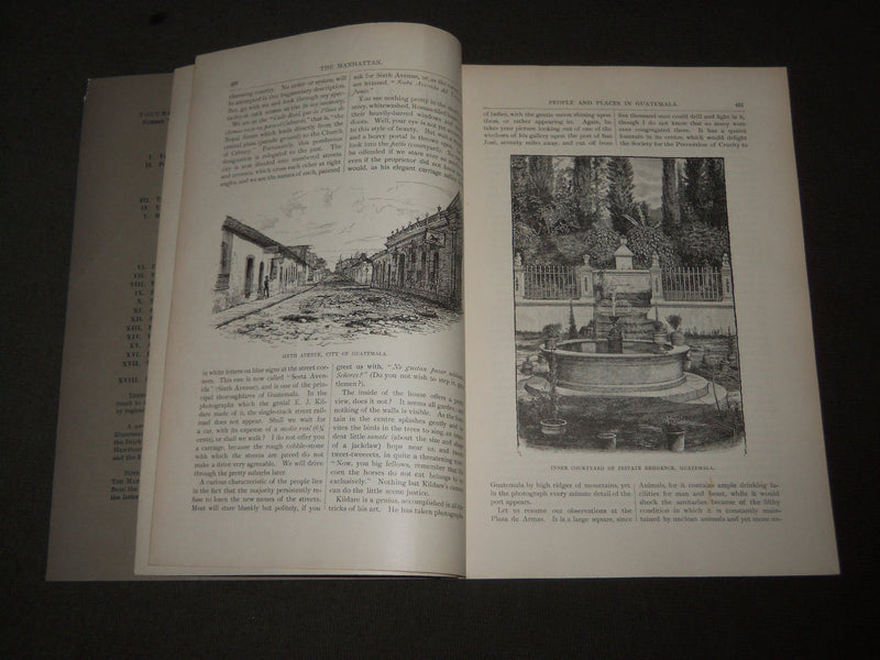 1883 JUNE THE MANHATTAN AN ILLUSTRATED MONTHLY MAGAZINE VOLUME 1 NO. 6 - J 3352