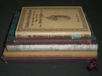 1859-1925 ASSORTED GERMAN BOOK LOT OF 6 DIFFERENT - KD 1350W