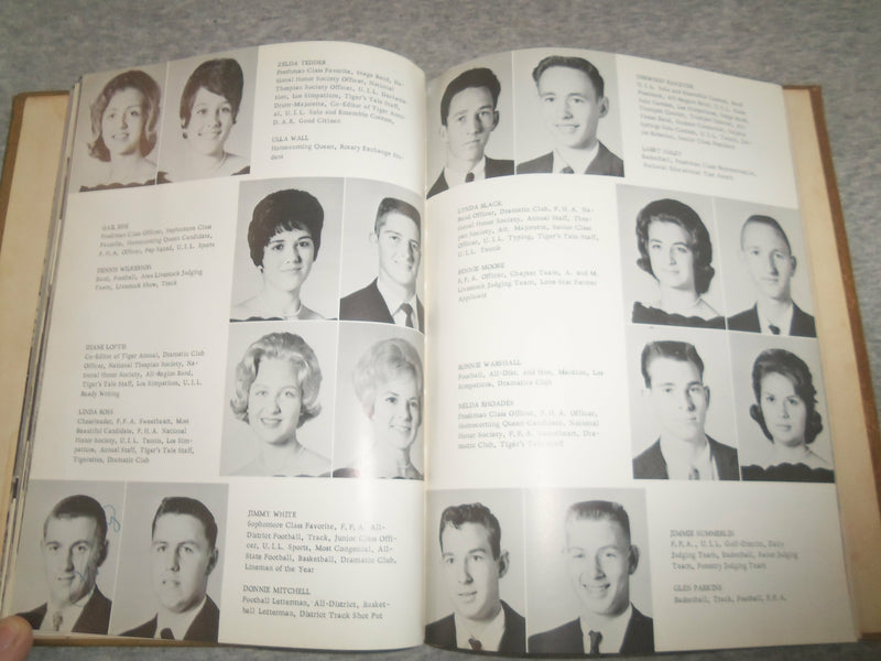 1963 THE TIGER MT. VERNON HIGH SCHOOL YEARBOOK - MT. VERNON, TEXAS - YB 2460