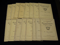 1942-1945 PHOTOGRAMMETRIC ENGINEERING MAGAZINE COMPLETE RUN OF 16 - O 2930G