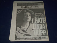 1998 SEPT 22 NEW YORK DAILY NEWS - NO SMOKING GUN BILL CLINTON VIDEO - NP 1713