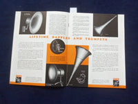 1930'S THE LIFETIME CORPORATION SOUND EQUIPMENT CATALOG - TOLEDO, OHIO - J 9389
