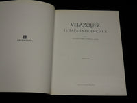 1996 VELAZQUEZ EL PAPA INOCENCIO X SOFTCOVER BOOK - NICE PRINTS - R 727H