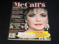 1985 SEPTEMBER MCCALL'S MAGAZINE - LIZ TAYLOR FRONT COVER - E 456