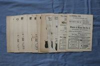1896 CASTLE SQUARE THEATRE PROGRAM MAGAZINE - LOT OF 13 - BOSTON - K 2729