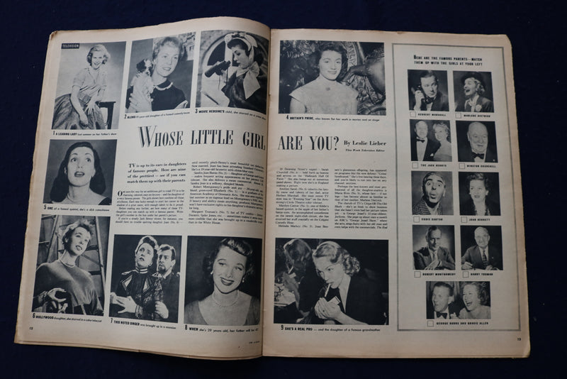 1954 APRIL 18 THIS WEEK MAGAZINE - MARLENE DIETRICH ARTICLE AND PHOTO - E 22972