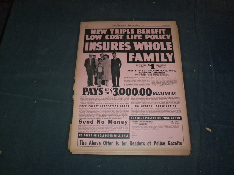 1941 OCTOBER THE NATIONAL POLICE GAZETTE MAGAZINE - DIANE JOHNSON - B 5888