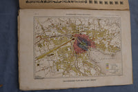 1902-1910 GEOGRAPHISCHES LEXIKON DER SCHWEIZ MAGAZINE- MAPS - LOT OF 19- O 3909