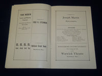 1925 NOVEMBER 6 DEDICATION EXERCISES OF MARBLEHEAD CATHOLIC CLUB BOOK - J 4417