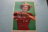 1950'S PHILADELPHIA INQUIRER COLORAMA SECTIONS - MOVIE STARS -LOT OF 18- NP 9232