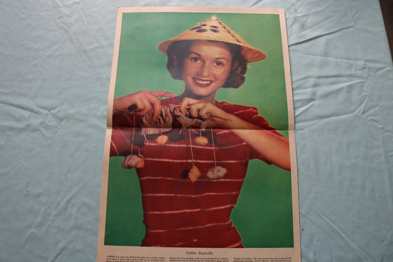 1950'S PHILADELPHIA INQUIRER COLORAMA SECTIONS - MOVIE STARS -LOT OF 18- NP 9232