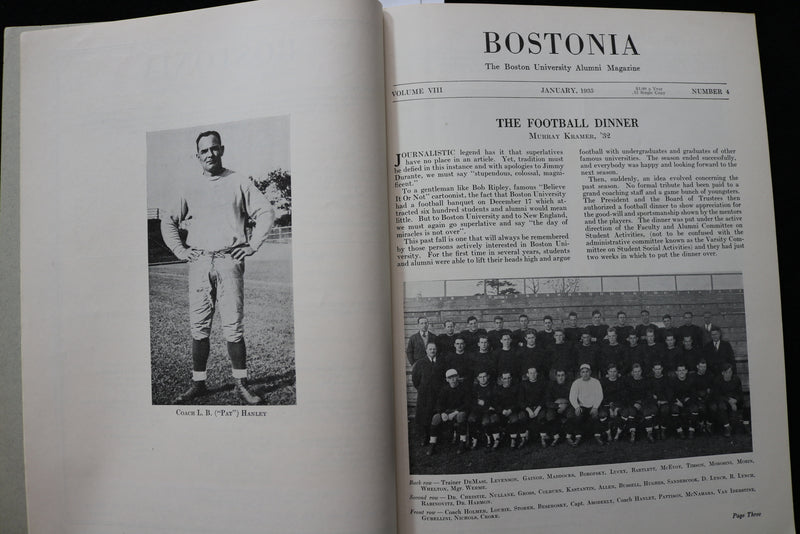 1935 JANUARY BOSTONIA MAGAZINE - BOSTON UNIVERSITY ALUMNI - K 2244