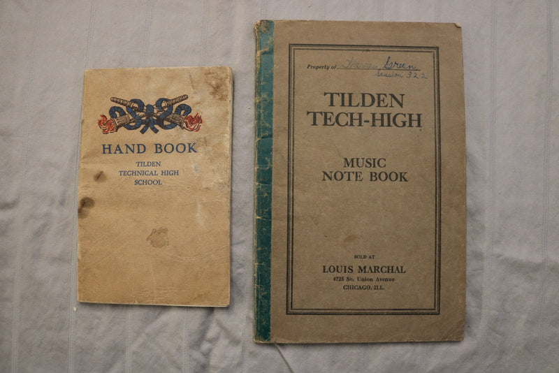 1920'S-1960'S TILDEN TECH HIGH SCHOOL EPHEMERA - LOT OF 10 PIECES - K 3447