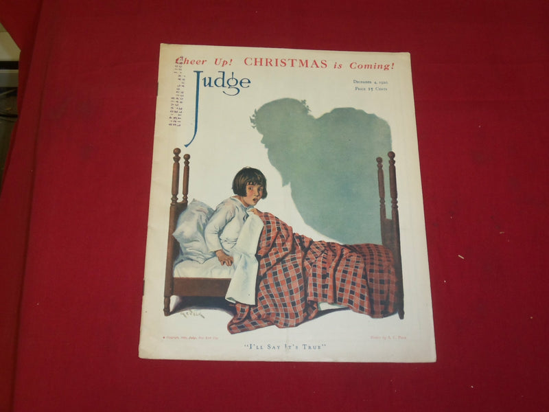 1920 DECEMBER 4 JUDGE MAGAZINE - I'LL SAY IT'S TRUE - ILLUSTRATIONS - B 6095
