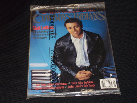 1998 MAY COWBOYS & INDIANS MAGAZINE - MATT LEBLANC FRONT COVER - E 12210