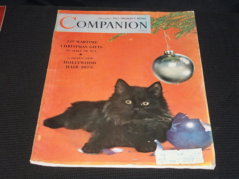 1942 DECEMBER WOMAN'S HOME COMPANION MAGAZINE NICE FRONT COVER - E 2617