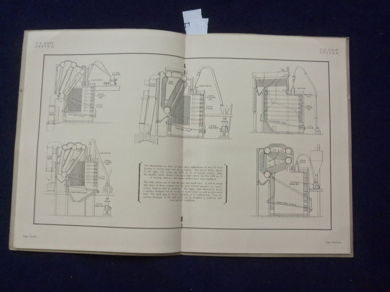 1926 C-E UNIT SYSTEM COMBUSTION ENGINEERING CATALOG - PULVERIZED FUEL - J 9411