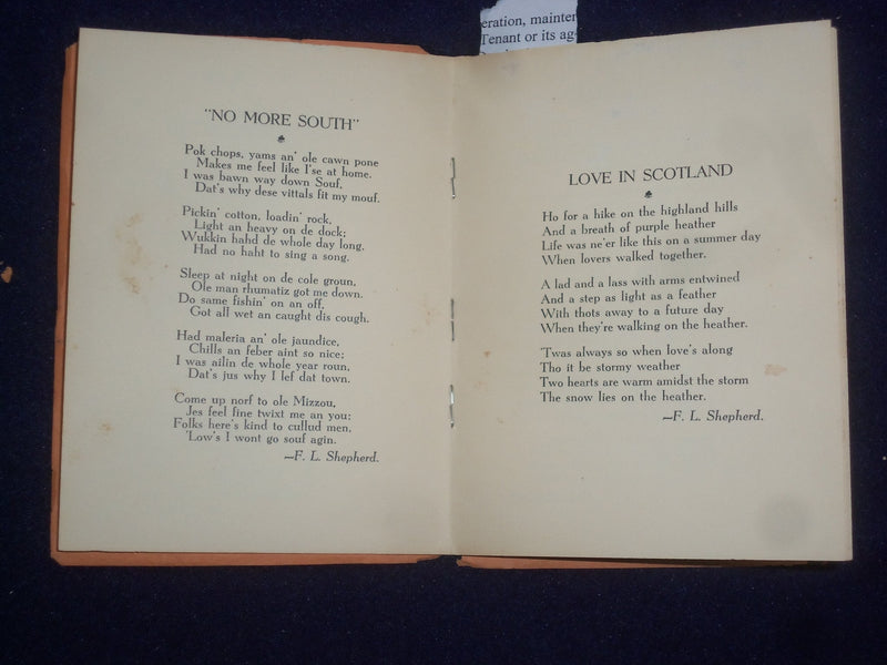 1930'S HIS BOOK BY FRANK SHEPPARD - J 9483