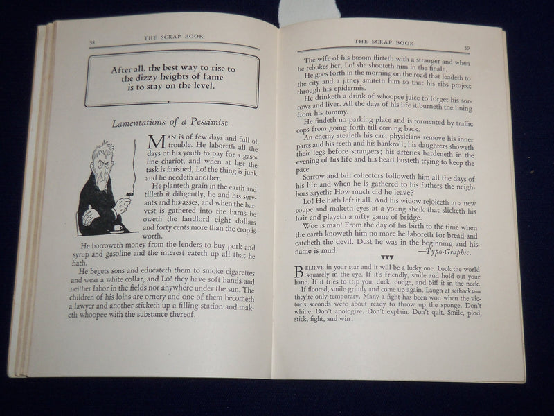1935 THE SCRAP BOOK PUBLISHED BY FRED D. KANPP & SON - FOURTH EDITION - K 519