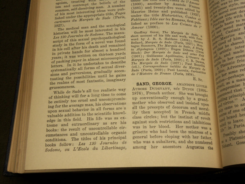 1936 ENCYCLOPAEDIA SEXUALS BOOK EDITED BY VICTOR ROBINSON, M. D. - KD 6192