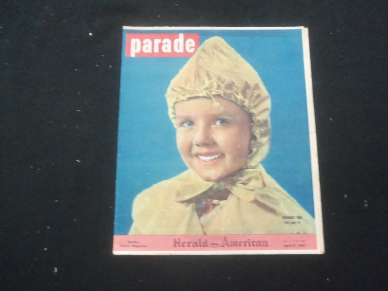 1947 APRIL 27 SYRACUSE HERALD AMERICAN PARADE MAGAZINE - SHOWER TIME - SP 886T