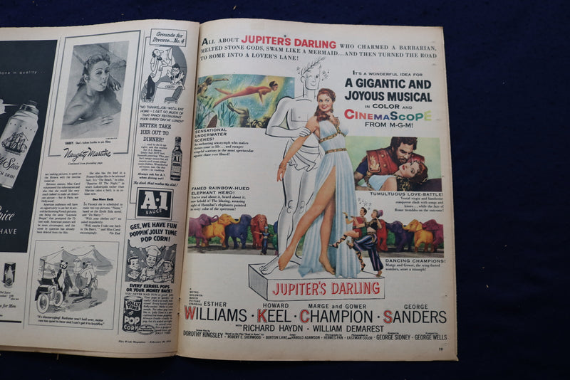 1955 FEBRUARY 19 THIS WEEK MAGAZINE - GEORGE WASHINGTON COVER - E 22901