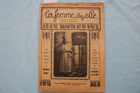 1921 LA FEMME CHEZ ELLE MAGAZINE - FRENCH FASHION - LOT OF 2 - K 2530