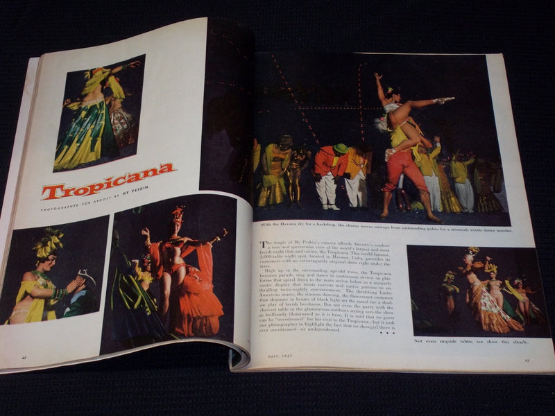 1957 JULY ARGOSY MAGAZINE - WHO'S IN '58 FRONT COVER - E 5306