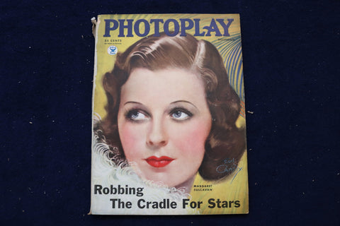 1934 NOVEMBER PHOTOPLAY MAGAZINE - MARGARET SULLAVAN COVER - E 17878