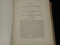 1900 WASHINGTON ACADEMY OF SCIENCES PROCEEDINGS VOLUME NO. 2 - PLATES - KD 5909