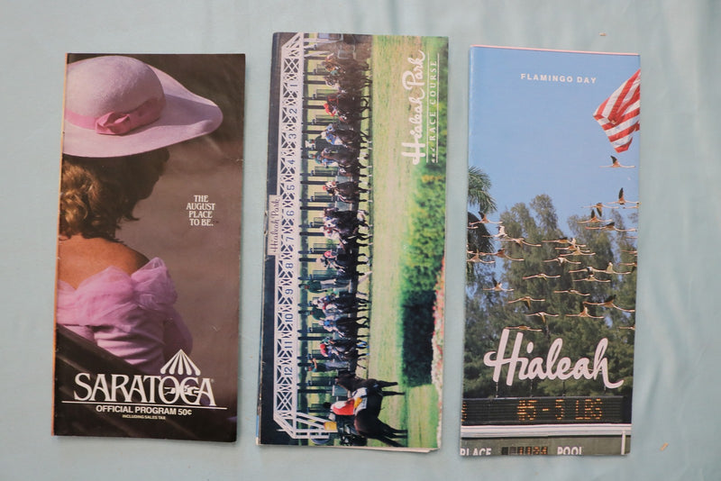 1990-2007 ASSORTED HORSE RACING PROGRAMS - LOT OF 13 - O 3958
