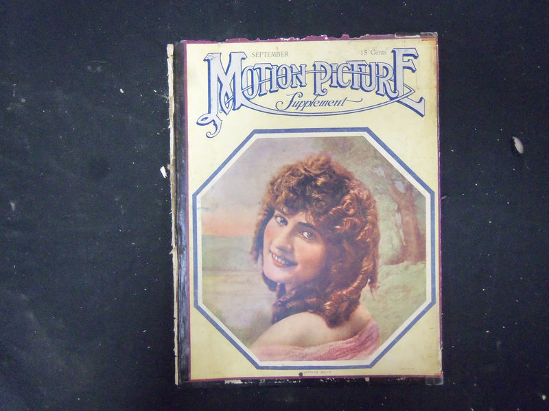 1915 SEPTEMBER MOTION PICTURE SUPPLEMENT MAGAZINE - GETRUDE MCCOY - ST 3137